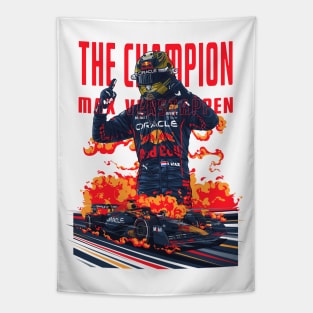 Formula One Max Verstappen Tapestry