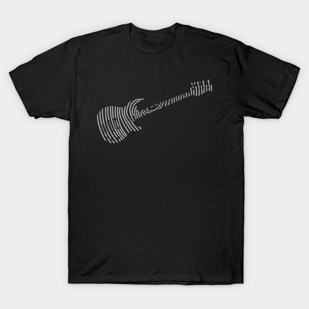 Discover Music electric guitar guitarist design for bass player - Guitar Player Gifts - T-Shirt