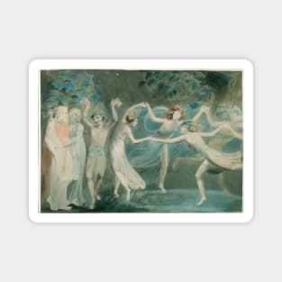 William Blake painting of fairies in A Midsummer Night's Dream Magnet