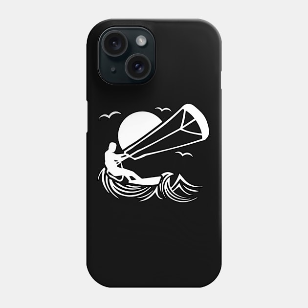 kitesurfer gift idea Phone Case by HBfunshirts