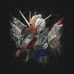 Freedom Gundam ZGMF X10A Scribble Artwork T-Shirt