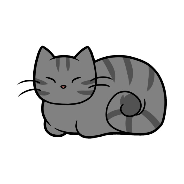Grey Striped Cat Cat Kids T Shirt Teepublic