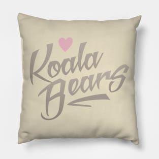 I Love Koala Bears Pillow