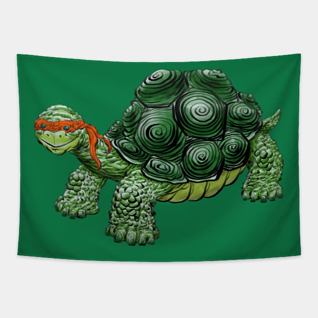 Teenage Mutant Ninja Turtles Michelangelo Tapestry by JasonSutton