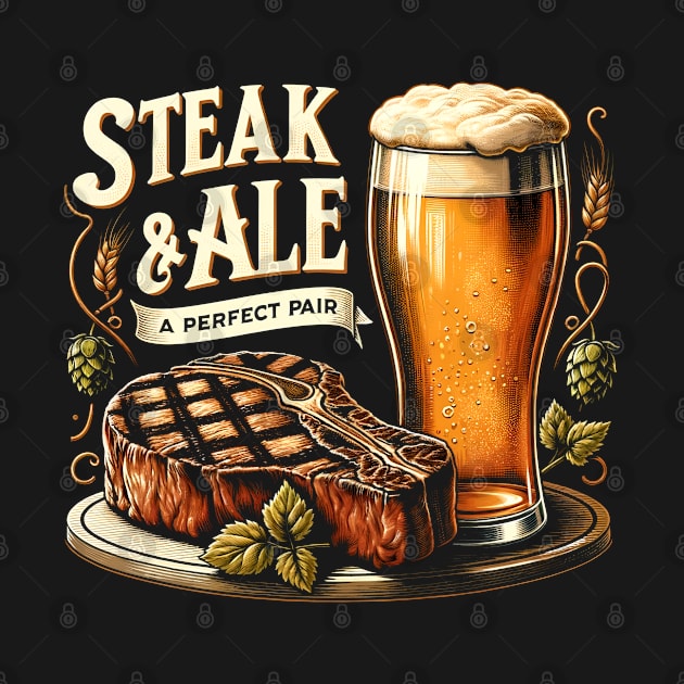 Steak & Ale - Grill lovers by Neon Galaxia