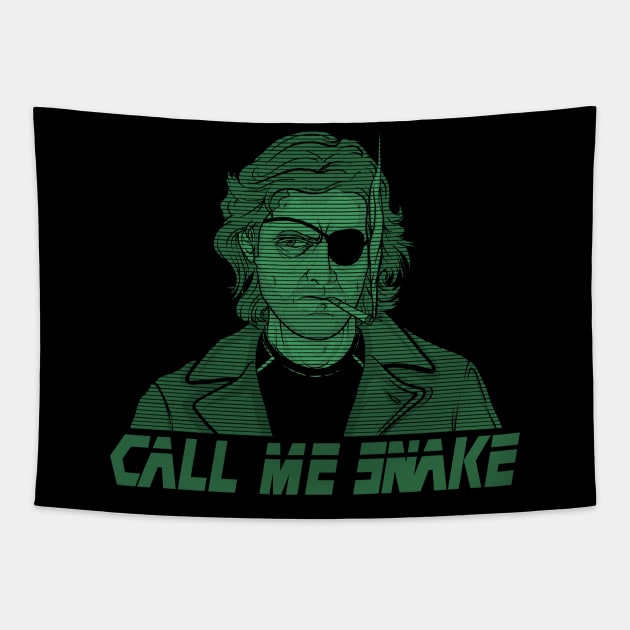 Call Me Snake Tapestry by JCoulterArtist