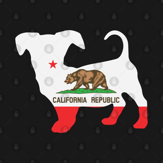 Chiweenie Dog Lover California Flag by ryanjaycruz