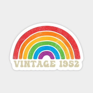 Vintage 1952 - Retro Rainbow Vintage-Style Magnet
