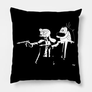 Ren And Stimpy Pulp Fiction Pillow