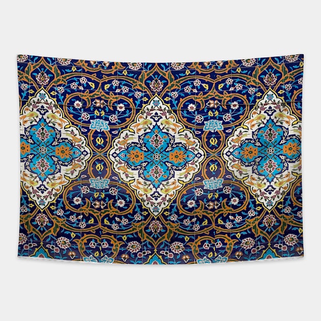 Persian Asian Architecture pattern Arabian Tapestry by CONCEPTDVS