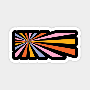 Rainbow Starburst Magnet