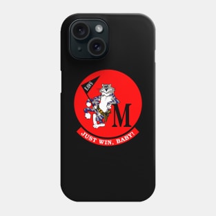 F-14 Tomcat - Just Win, Baby - Red - Clean Style Phone Case