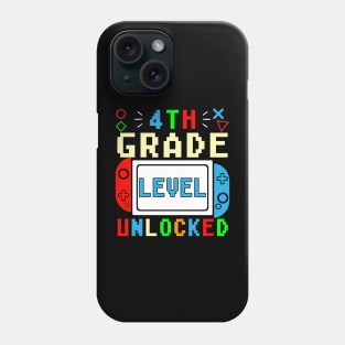 4th Grade Level Unlocked Video Game Phone Case