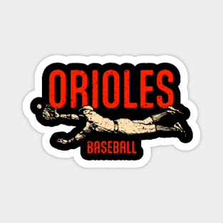 Orioles Vintage Catch Magnet