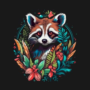 a raccoon plant T-Shirt