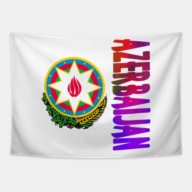 Azerbaijan Coat of Arms Design Tapestry by Naves