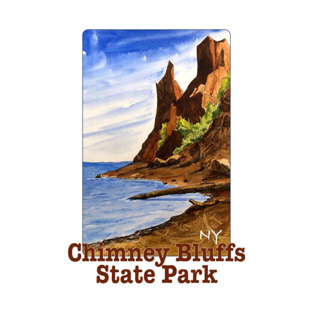 Chimney Bluffs State Park, New York by MMcBuck