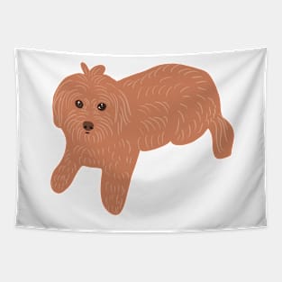 Brown Maltipoo Tapestry