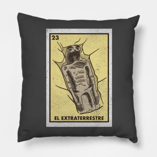 Mexican Alien Tshirt Pillow