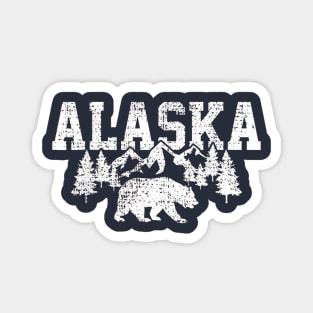 Alaska Bear Ice Mountains Forest Hunting Usa Magnet