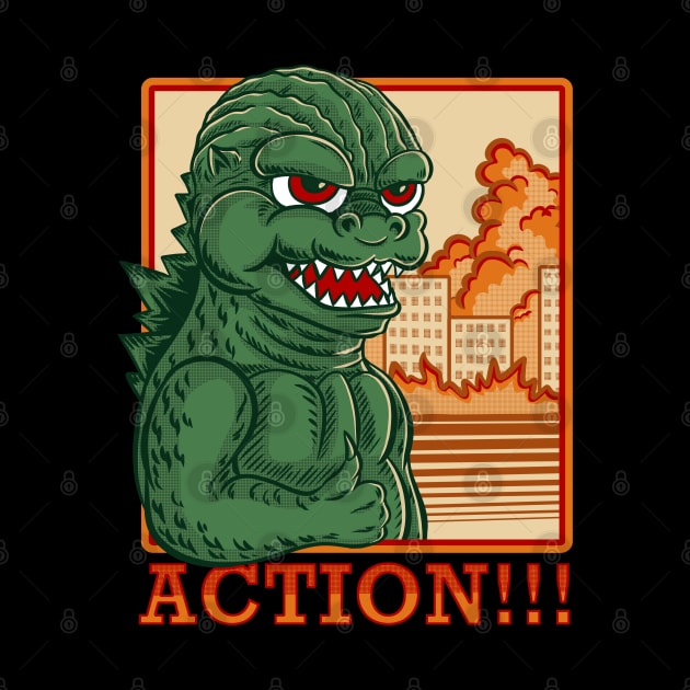 godzilla by opoyostudio