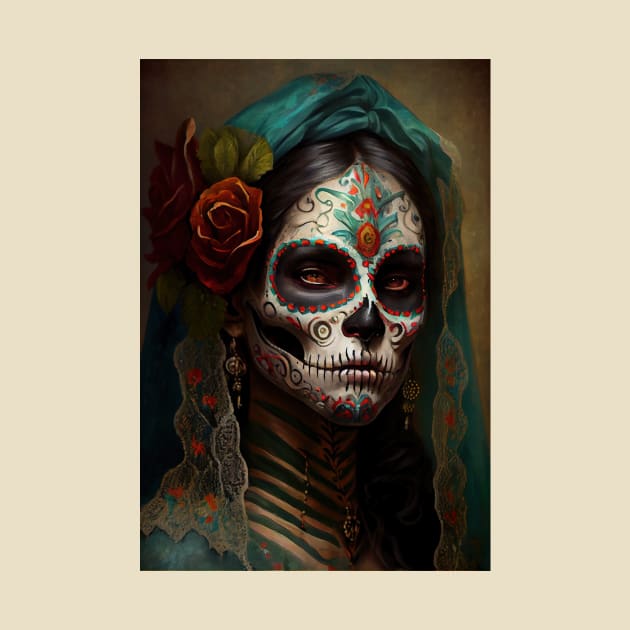 Day of the dead V4 - Women Oil paint by ABART BY ALEXST 