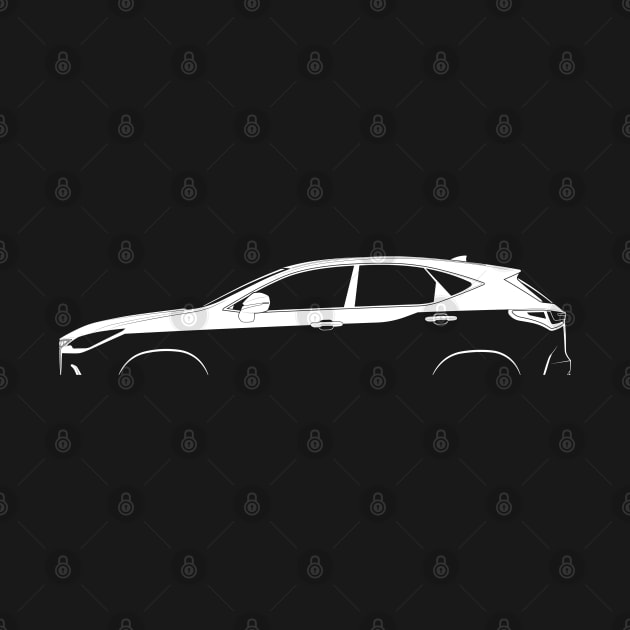 Lexus NX 450h+ (AZ20) Silhouette by Car-Silhouettes