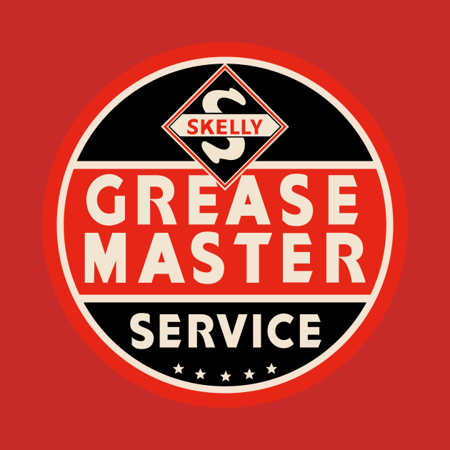 Skelly Grease Master Service vintage sign reproduction by Hit the Road Designs