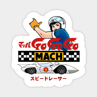 Go Go Go ! Speed Racer Mach Five Japan Magnet