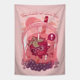 The Pearls of Boba Tea Tapestry