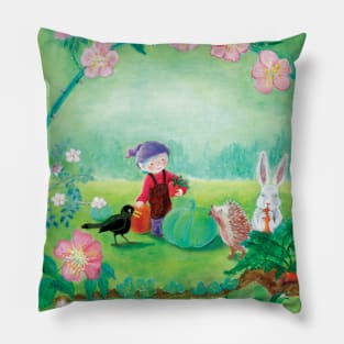 The secret Garden Pillow