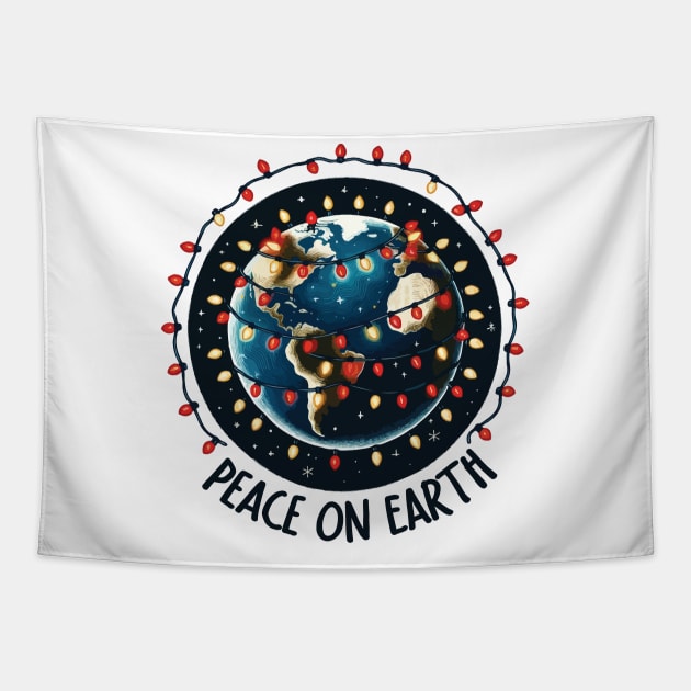 Peace on Earth Tapestry by MZeeDesigns