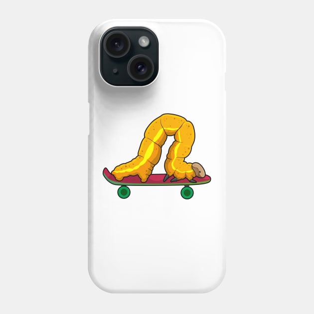 Caterpillar Skater Skateboard Phone Case by Markus Schnabel