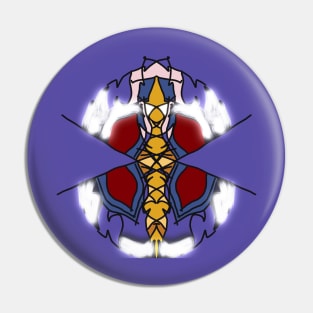 Purple alien Pin