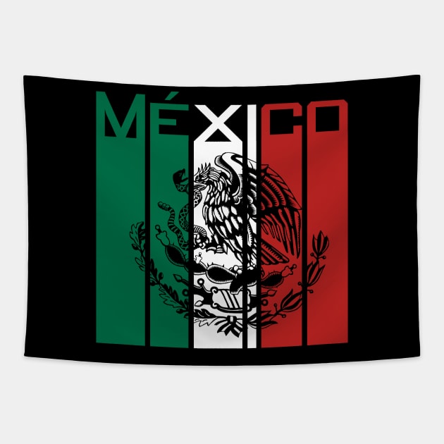 Playera Mexico Dia de la Independencia Mexicana bandera de Mexico Tapestry by soccer t-shirts