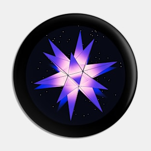 Purple christmas star Pin