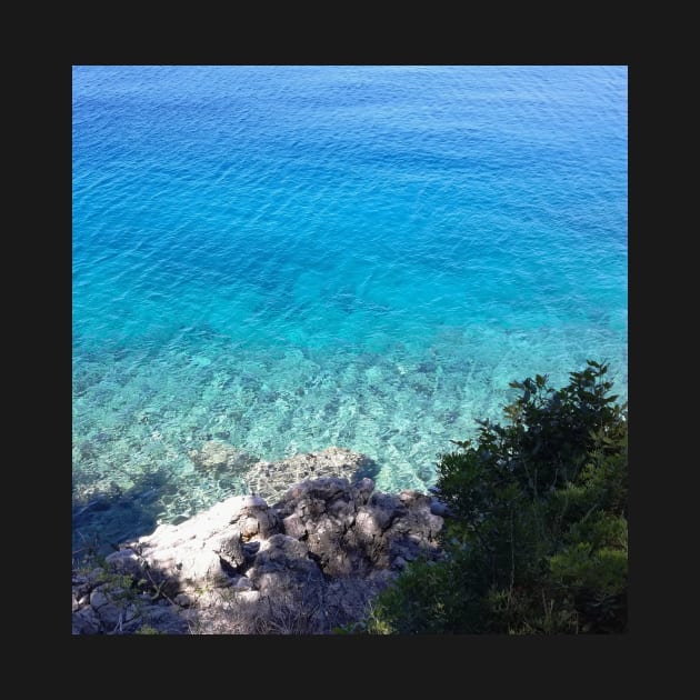 Clear Ocean Water Rocky Beach Photo by OneLook