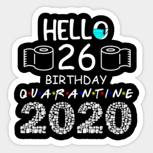 26th Quarantine Toilet Paper Aufkleber Teepublic De