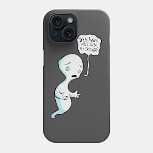 Lonely ghost Phone Case