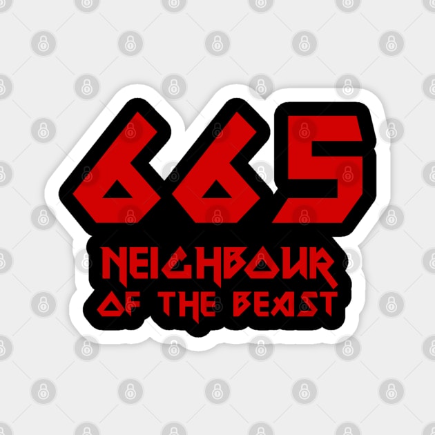 SATANS NEIGHBOUR Magnet by WYB store