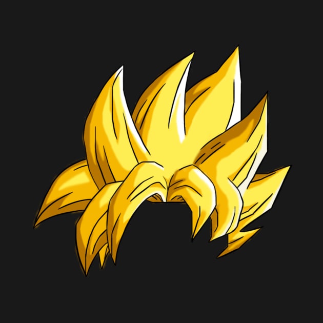 Goku Super Saiyan Hair by WilkoKing