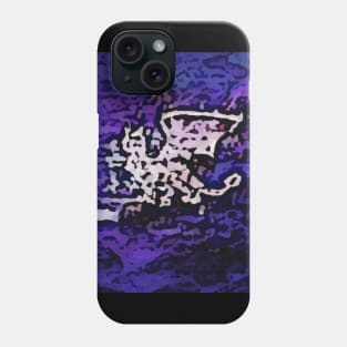 Purple Dragon Painting Phone Case