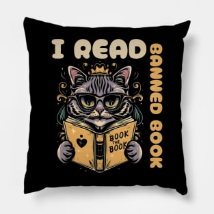 I read banned books Pillow