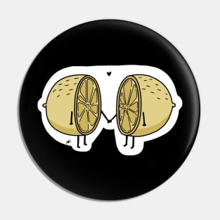 Lemons In Love Pin