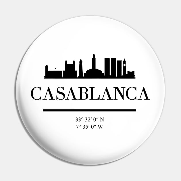 CASABLANCA MOROCCO BLACK SILHOUETTE SKYLINE ART Pin by deificusArt