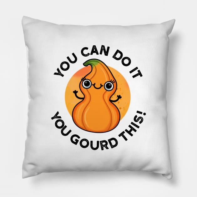 You Can Do It You Gourd This Cute Veggie Pun Pillow by punnybone