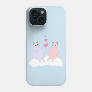 Cat Love Story Phone Case