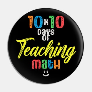 100 Days of Teaching Math Pin