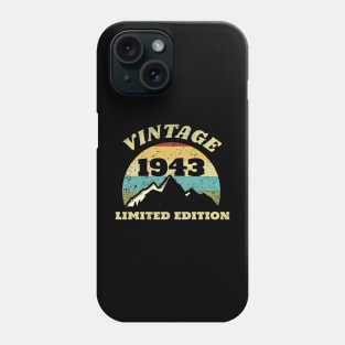 Vintage 1943 Limited Edition Funny Phone Case