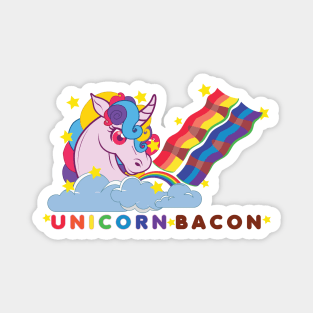 Unicorn Bacon Magnet